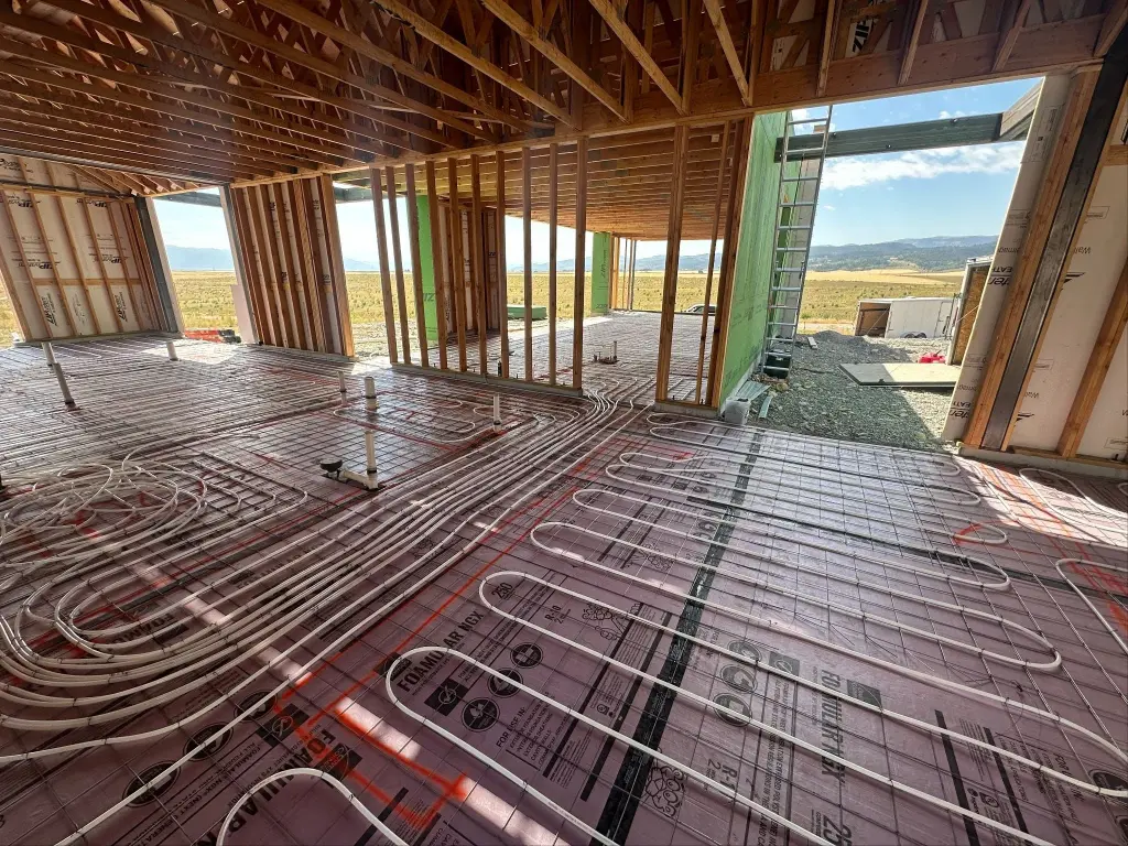 Double F Ranch Night Shift Construction Building Interior Wires