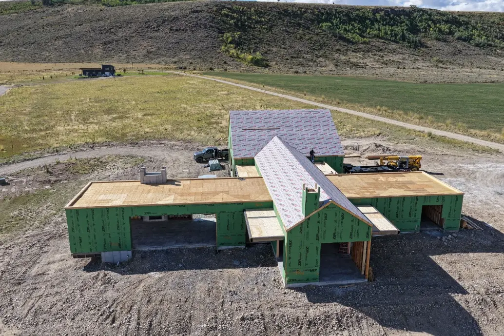 Double F Ranch Night Shift Construction Building Tetons Double F Ranch Night Shift Construction Building Tetons